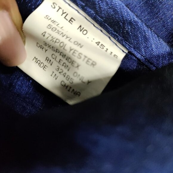 Mycra Pac Artsey Lagenlook Layering Outerwear Gorpcore Raincoat Blue Size Medium - Picture 8 of 13